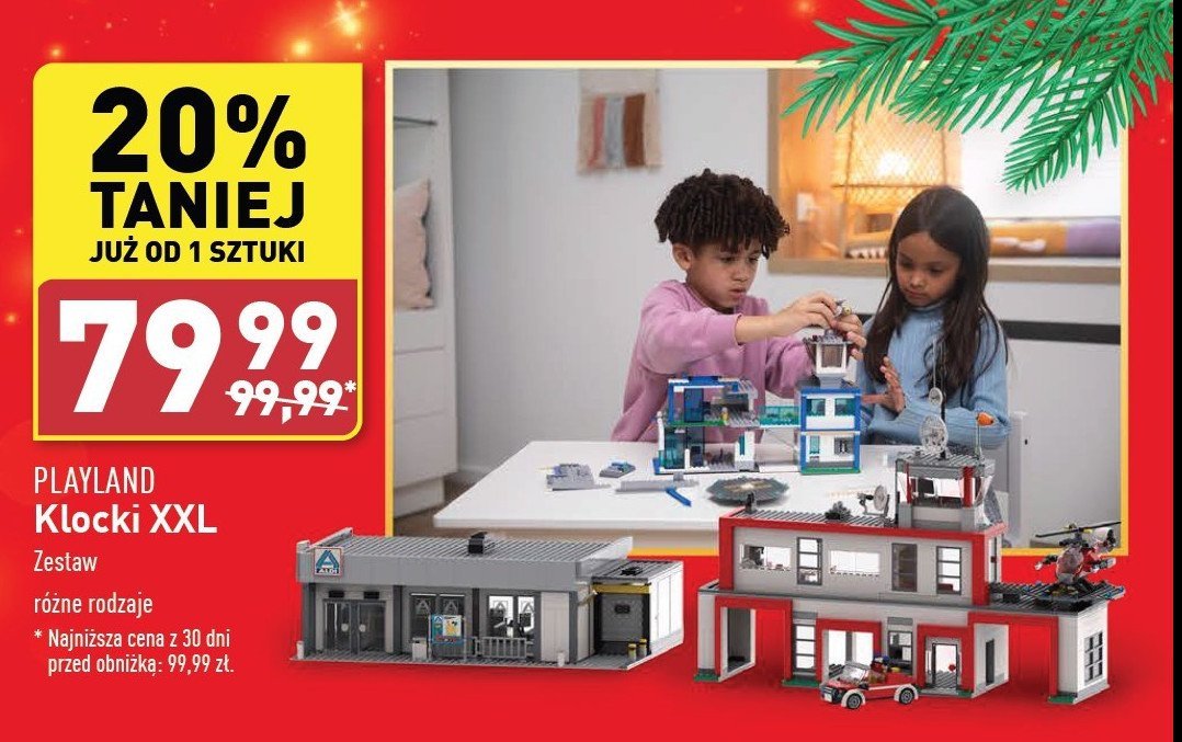 Klocki xxl Playland promocja w Aldi