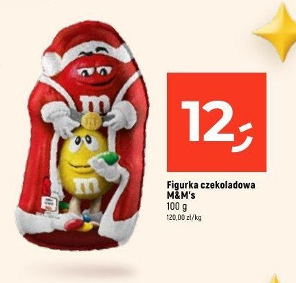 Figurka czekoladowa M&m's promocja w Dealz