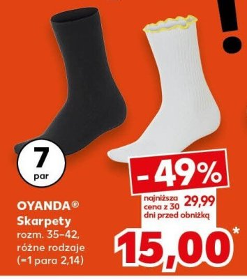 Skarpety promocja w Kaufland
