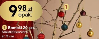 Bombki 20 szt. promocja w Castorama