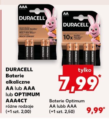 Baterie alkaliczne AAA promocja w Kaufland
