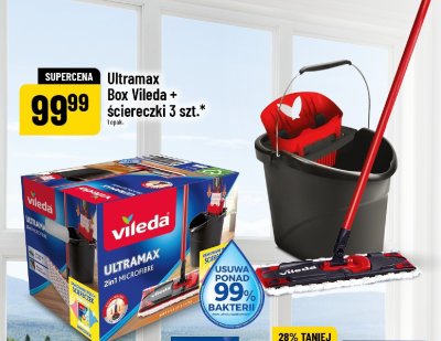 Ultramax Box Vileda + ściereczki 3 szt. promocja w POLOmarket