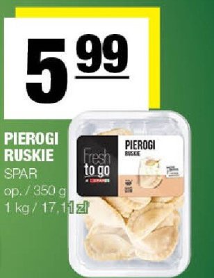Pierogi ruskie promocja w SPAR