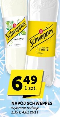Napój Schweppes wybrane rodzaje promocja w Euro Sklep