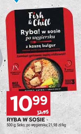 Ryba w sosie po węgiersku Fish & chill promocja