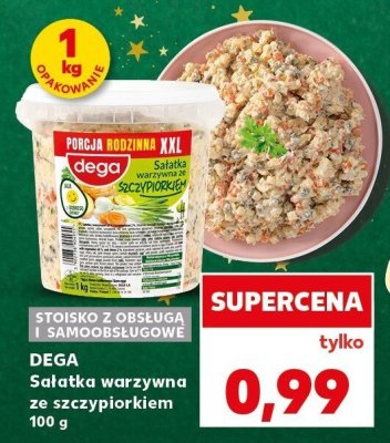 Sałatka warzywna ze szczypiorkiem promocja w Kaufland