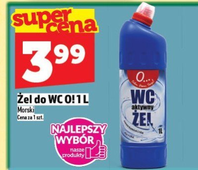 Żel do WC Oi 1 L promocja w TOPAZ