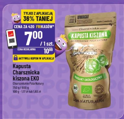 Kapusta Charsznicka kiszona EKO  promocja w POLOmarket