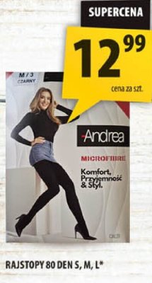 Rajstopy Andrea Microfibre 80 den promocja w Arhelan
