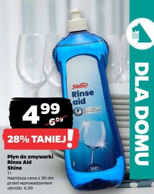 Płyn do zmywarki Rinse Aid  promocja w Netto