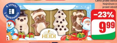 Figurki z nadzieniem świąteczne 4 szt. promocja w Dino