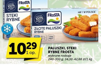 Paluszki, steki rybne Frosta wybrane rodzaje promocja w ABC