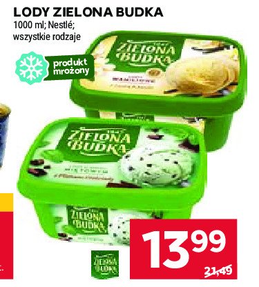 Lody pistacjowe Zielona budka promocja