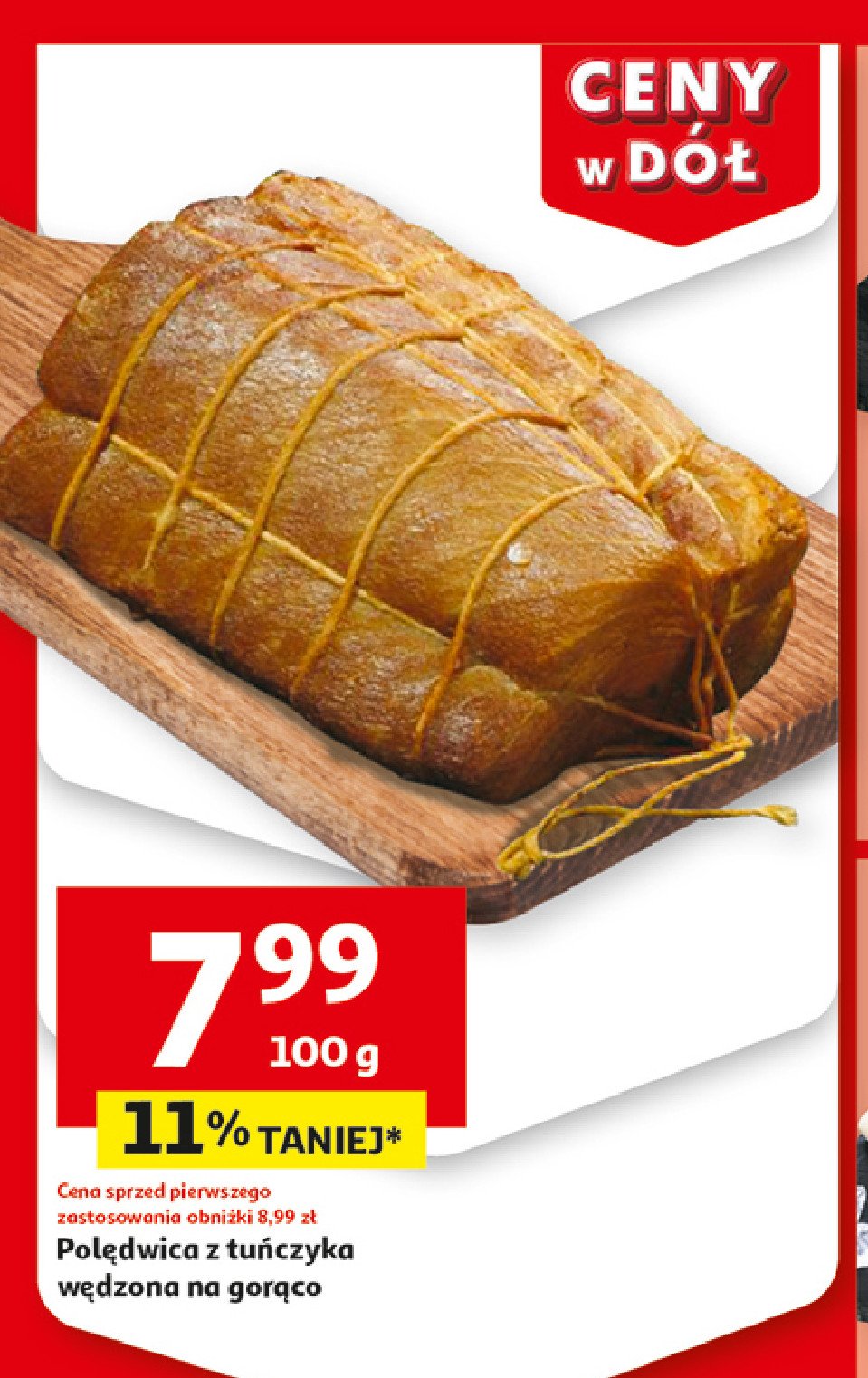 Polędwica z tuńczyka wędzona promocja w Auchan