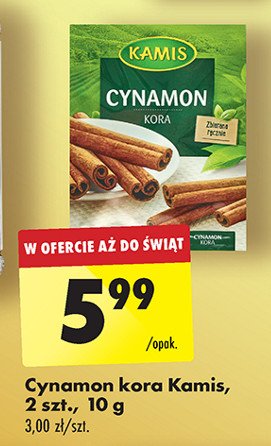 Cynamon kora Kamis specialite promocja w Biedronka