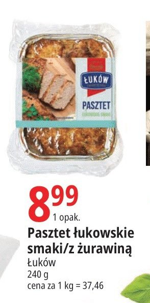 Pasztet łukowskie smaki Łuków promocja