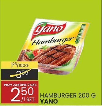 Hamburger 200g Yano promocja w Wafelek