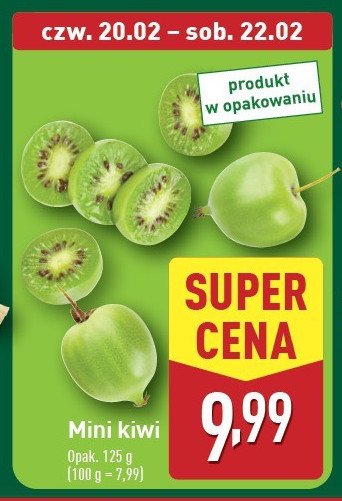 Kiwi mini promocja w Aldi