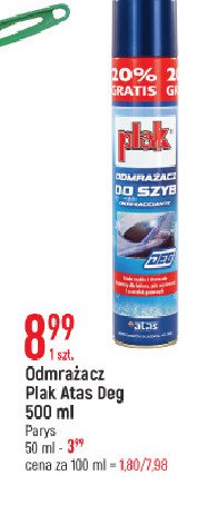 Odmrażacz do szyb Plak promocja w Kaufland