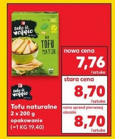 Tofu naturalne K-take it veggie promocja