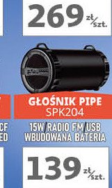 Głośnik spk204fm Manta promocja w Auchan