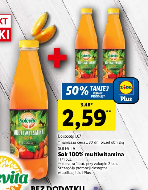 Sok multiwitamina Solevita promocja