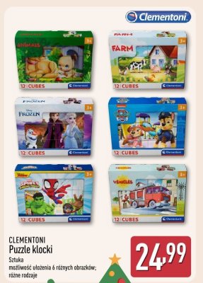 Puzzle klocki CLEMENTONI - Frozen promocja w Aldi