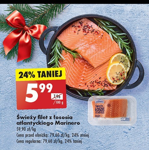 Łosoś norweski świeży filet Marinero promocja