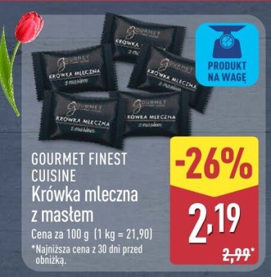 Krówka mleczna z masłem  promocja w Aldi