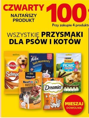 Wszystkie przysmaki dla psów i kotów Kaufland promocja w Kaufland