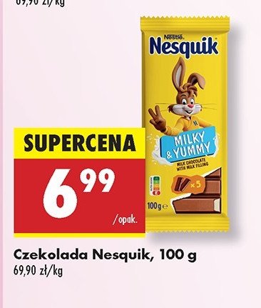 Czekolada mleczna Nesquik promocja