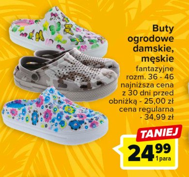 Buty ogrodowe damskie rozm. 36-46 promocja