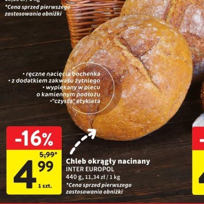 Chleb promocja w Intermarche