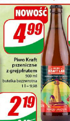 Piwo Kraft lab pszeniczne promocja