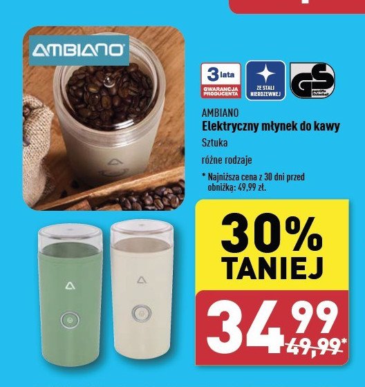 M艂ynek do kawy AMBIANO promocja