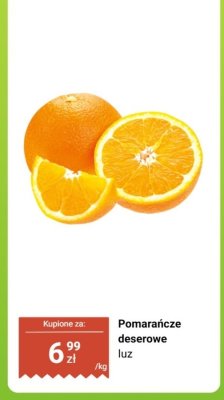 Pomarańcze deserowe luz promocja w Biedronka