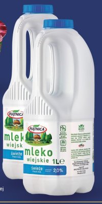Mleko wiejskie świeże 2,0%  promocja w Netto