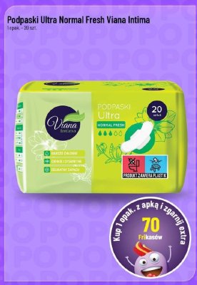Podpaski Ultra Normal Fresh Viana Intima 1 opak - 20 szt. promocja w POLOmarket