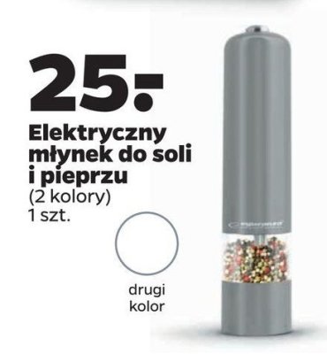 Młynek elektryczny do pieprzu/soli Esperanza promocja