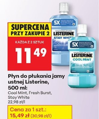 Płyn do płukania jamy ustnej Coll Mint promocja w Biedronka