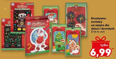 Kreatywne zestawy na święta dla dzieci i dorosłych Zrób to sam promocja w Kaufland