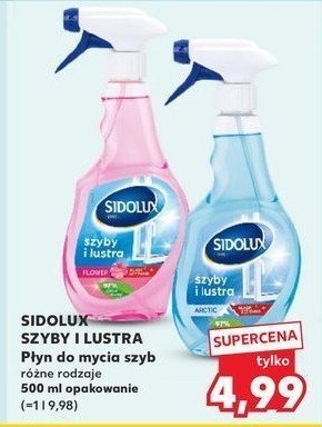 P艂yn do szyb flower Sidolux crystal promocja