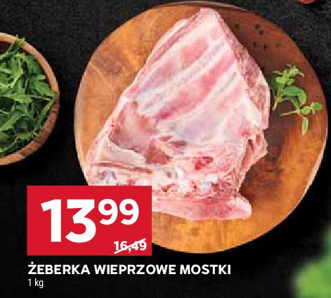 Żeberka wieprzowe mostki promocja