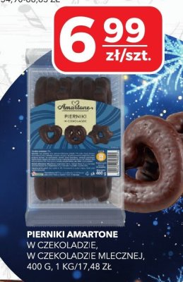 Pierniki Amartone w czekoladzie, w czekoladzie mlecznej promocja w Top Market