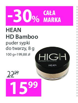 Puder sypki rozświetlający Hean Hean cosmetics promocja