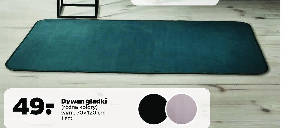 Dywan g艂adki 70 x 120 cm promocja