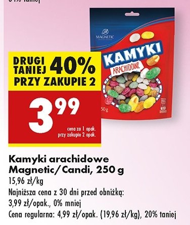 Kamyki arachidowe Magnetic promocja