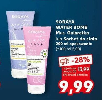 Mus do ciała kaktus Soraya water bomb promocja