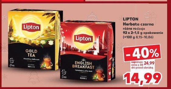 Herbata Lipton daring english breakfast promocja