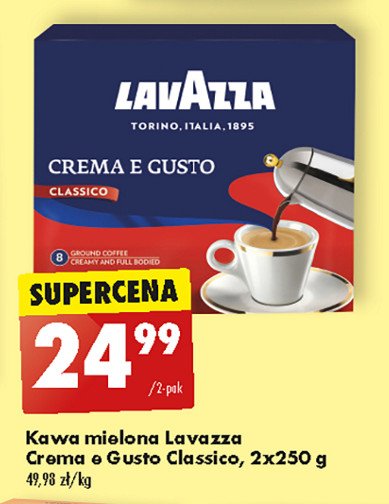 Kawa LAVAZZA ESPRESSO CREMA E GUSTO promocja